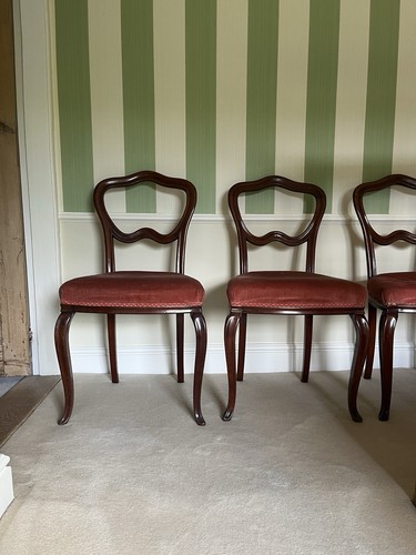 Set victorian mahogany - a,