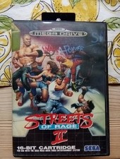 Streets of Rage 2 Mega Drive Cartridge 1992 Edition Complete PAL Uk Retro Gaming