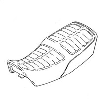 Suzuki GSX 250 E 1982 1983 SEAT BLACK ASY Genuine OEM