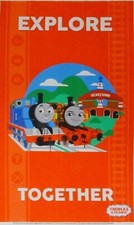 Thomas The Tank Engine Fabric Panel Train Patchwork Quilt or Cot Panel