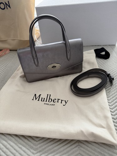 Mulberry pewter leather - mulberry,
