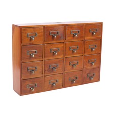 16 Drawers Vintage Tabletop