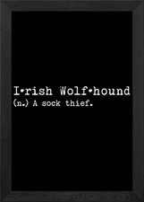 Irish Wolfhound Sock Thief