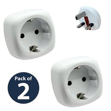 EU to UK Plug Adapter |