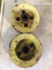 Bamford Wuffler Pair Of Belt Pulleys / Corner Pulleys For Bamford Hay Turner