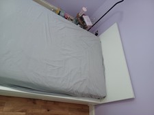 MALM Double Size Frame / White (4 Drawers - Mattress Not Included In Price)