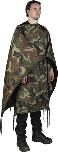 Mil tec woodland camo poncho - woodland,