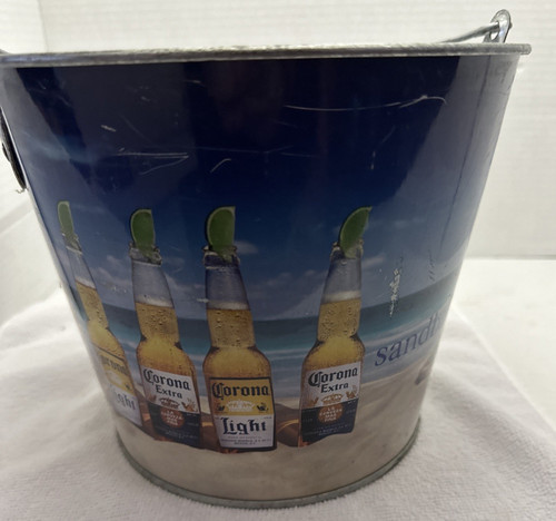 Corona light metal ice bucket - metal,