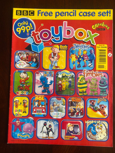 Toy box magazine cbeebies - toy,