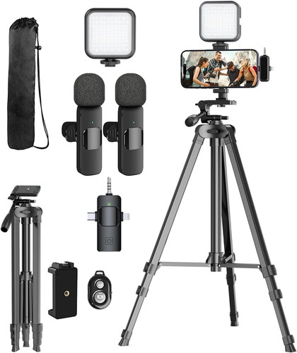 Tripod stand 2mic wireless - 53",