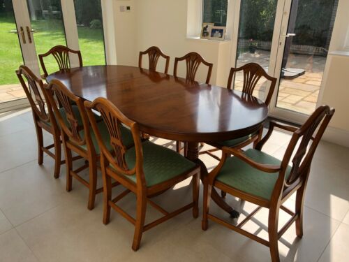 Yew dining table full set - dining,