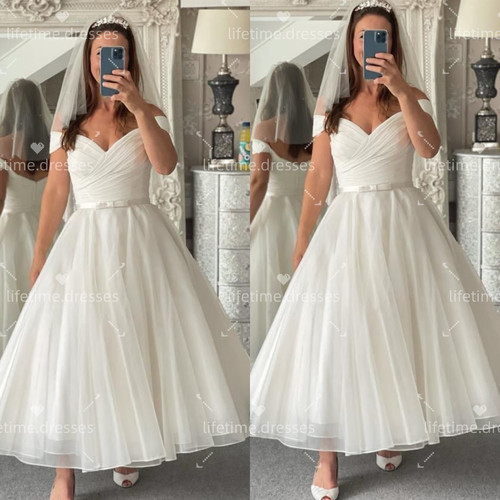 Tea length wedding - wedding, new