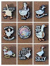 Goose Bird Shoe Charms –