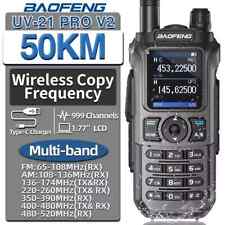 Baofeng UV-21 Pro V2 Walkie Talkie Air Band Type-C Long Range Ham Two Way Radio