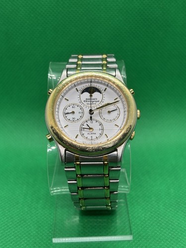 Seiko moonphase alarm - seiko,
