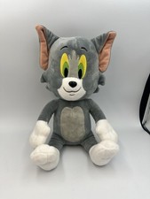 Tom and Jerry Cat Grey Soft Plush Toy 11”