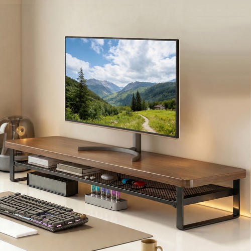 Double layer monitor - layer, stand
