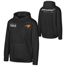 McLaren F1 2025 Official MCL38 Logo Adults Lando Norris Sweatshirt Hoody Black
