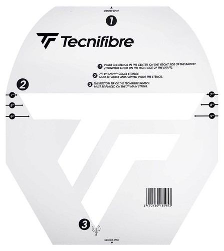 Tecnifibre tennis stencil - tennis,