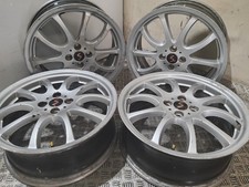 MINI R53 R56 JCW 18 Inch Silver R105 Double Spoke Alloy Wheels Rims Set 6777973