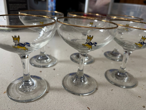 Babycham set glass - set, 6