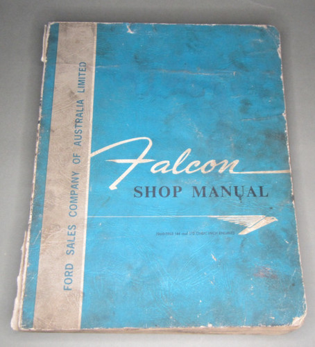 Ford falcon shop manual - xk,