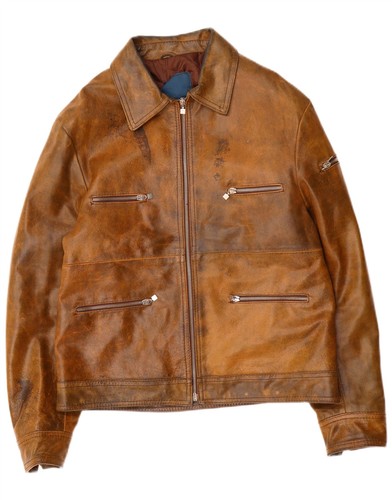 Vintage mens leather jacket - mens,