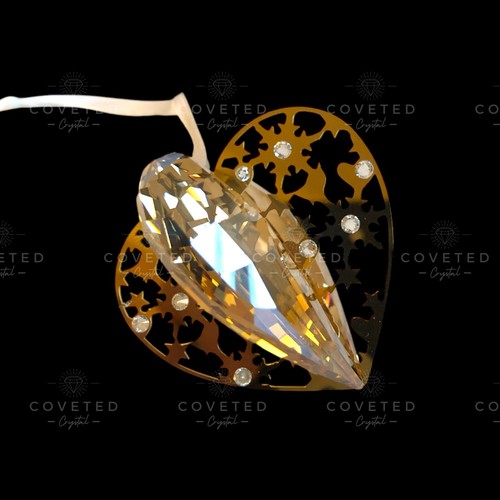Swarovski crystal heart - crystal,