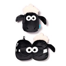 Shaun the Sheep Relaxeazzz Kids Travel Pillow Eye Mask - Animal - Plane Car