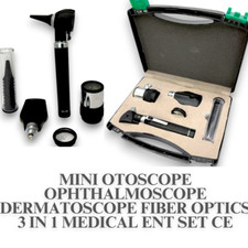 Professional 3-in-1 Medical Scope Set – Otoscope, Ophthalmoscope & Dermatoscope