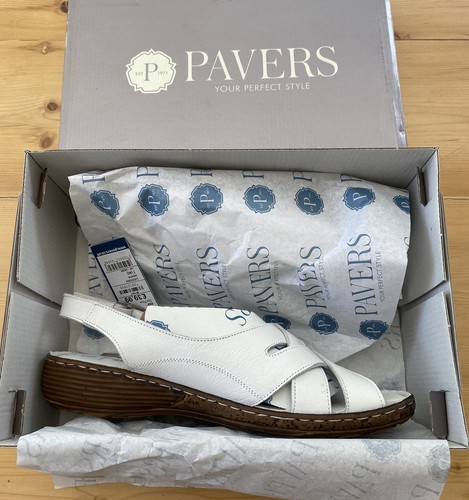 Pavers white leather - pavers,