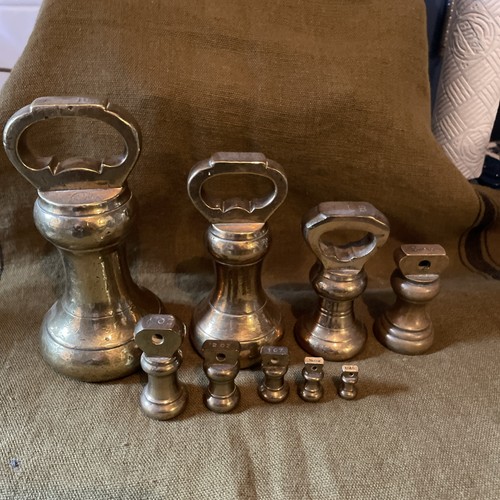 Set vintage brass - set,