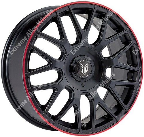Black red vr3 alloy - red, wheels