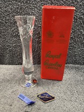 Rare Crystal Royal Brierley 8"