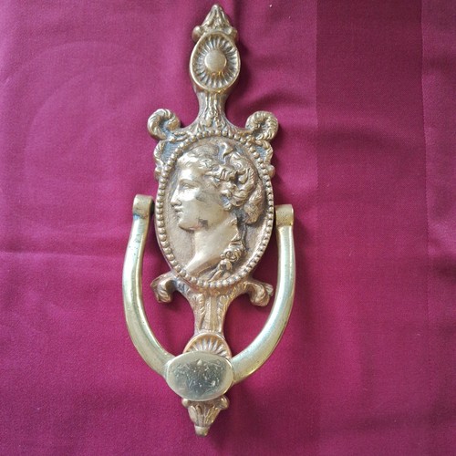 Solid brass door knocker - solid,