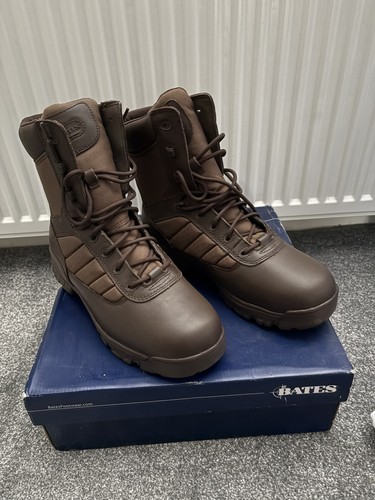 Bates brown leather combat - bates,