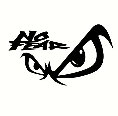 Fear eyes decal vinyl - x, no