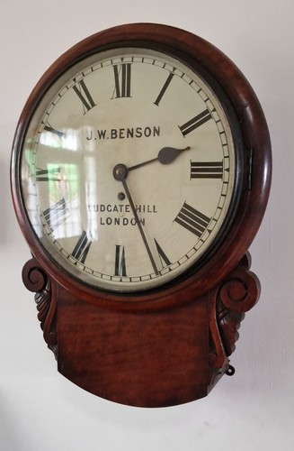 Antique wall clock - clock, benson