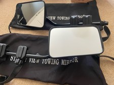 Set Of Two Steady View Caravan Or Trailer Towing Mirrors ***