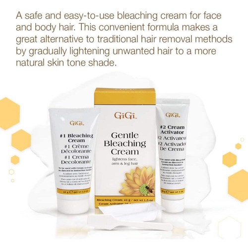 Gigi wax gentle bleaching - wax,