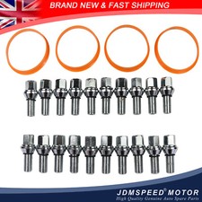 M14 x1.5 Wobble Wheel Variable Bolts& Spigot Rings X20 Fit BMW,Vauxhall Vivaro