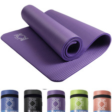 Yoga Mat 15mm thick padded NBR Exercise Mats for yoga Pilates and gymnastics