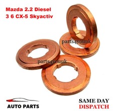 for MAZDA 3 6 CX-3 CX-5 CX-30 2.2 DIESEL Skyactiv INJECTOR COPPER WASHERS SEALS