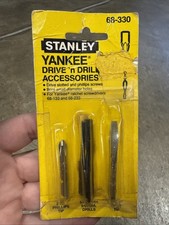 Stanley 68-330 Yankee Screwdriver Drill Bits Flat Phillips 133 233 135 USA NOS
