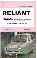 RELIANT REGAL 3/25 21E 3/30