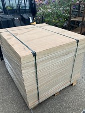 Full pack (100 sheets) 9mm hardwood faced plywood, size 1215 x 1090 (REF 357)