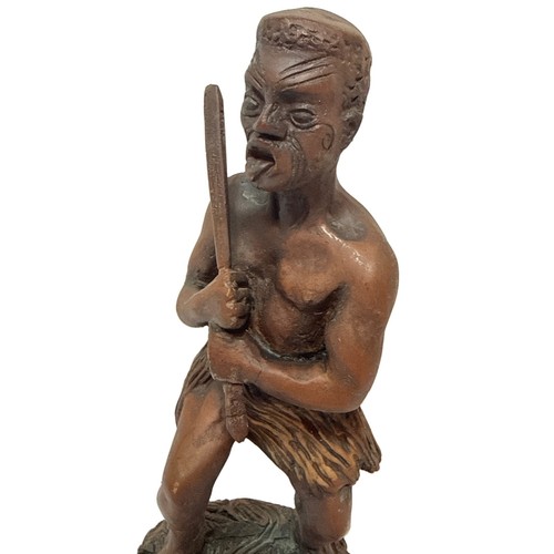 Rare maori warrior figure - rare,