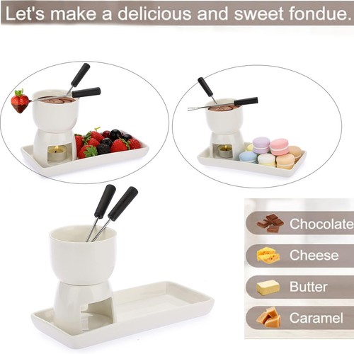 Chocolate and cheese fondue - cheese,