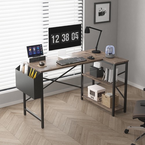 Shaped corner desk - l,