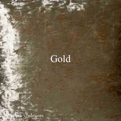 Crushed velvet curtains - curtains, pair